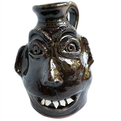 Mary & Stanley Ferguson Ugly Face Jug 7.5" DP1693