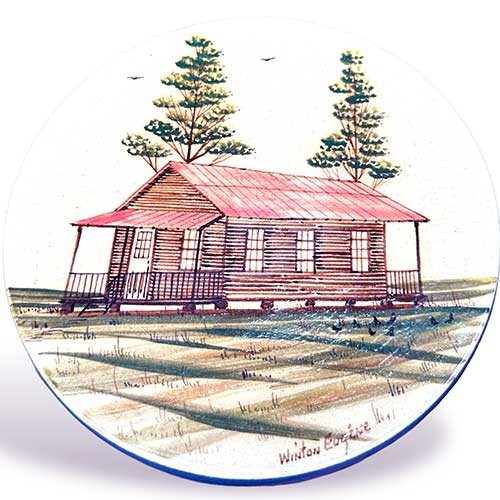 Eugene Painted 7" Trivet DP2996