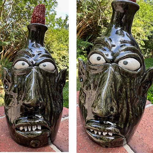 Wayne Hewell Face Jug 10" DP2959 Christopher Park Gallery