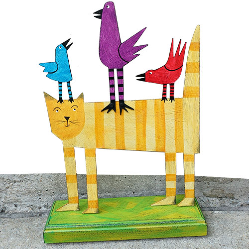 Acme Cat w/Bird Trio DF791