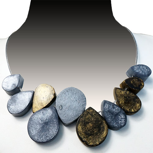 Cecilia Pont Resin Necklace Laura JN1896