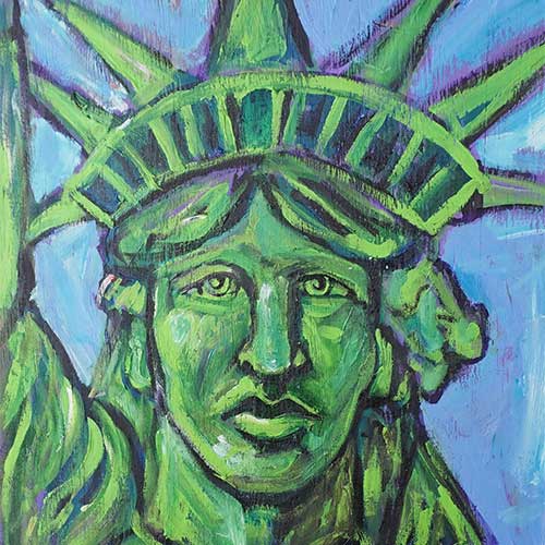 Charlie Frye Liberty 16x20 WP1300