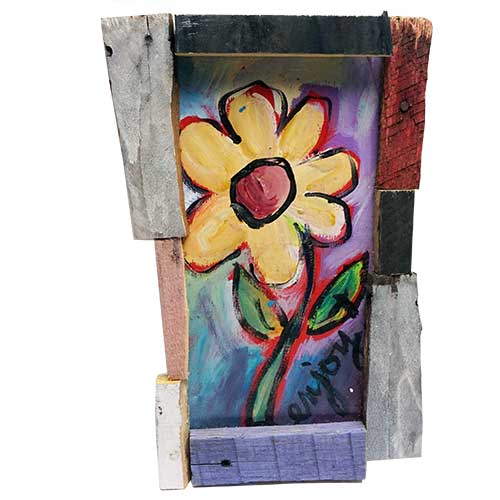 Christy Buchanan Junk Yard Flowers WP1350 SOLD