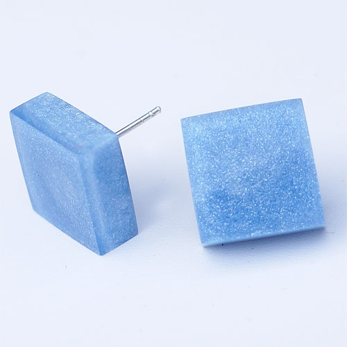 Zsiska Colors Tile Earring - Sky Blue JE2239