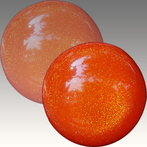 Zsiska Colors Button Earrings Orange Med JE2908