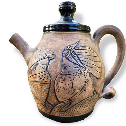 Eugene Etched Covid Tea Pot DP2878