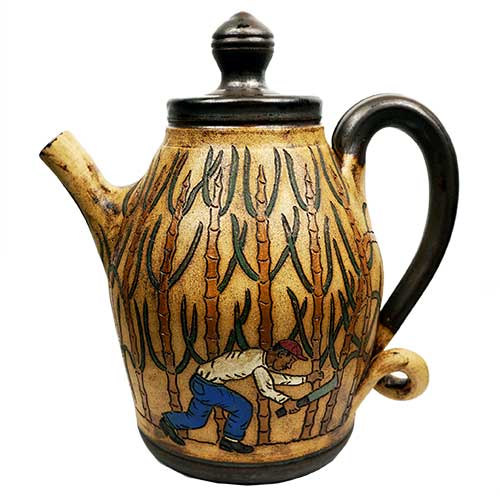 Eugene Sugar Cane 10" Tea Pot DP1810