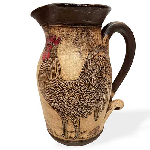 Eugene Etched Chicken Pitcher DP2719