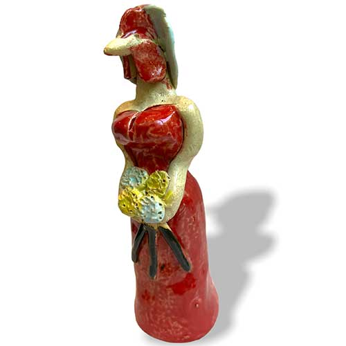 Mary Ferguson 7" Chicken Lady w/Flowers DP2655