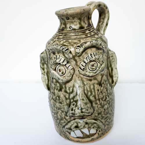 Mary & Stanley Ferguson 8" Ugly Face Jug DP1471