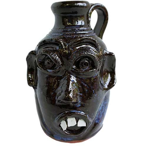 Mary & Stanley Ferguson Ugly Face Jug 8" DP1695