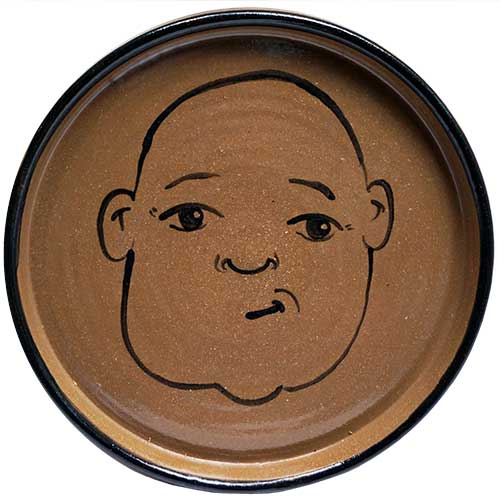 Greg Patton Face 8" Platter/Plate DP2176