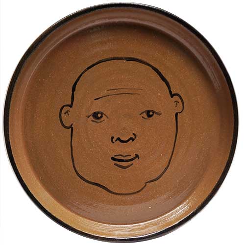 Greg Patton Face 8" Platter/Plate DP2177