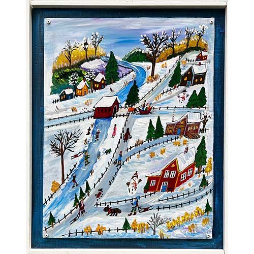 Ilona Fekete 16x20 Framed "Country Winter" WP2449