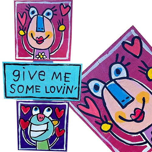 Ken Pease Give Me Some Lovin 8x16 WP2032 SOLD