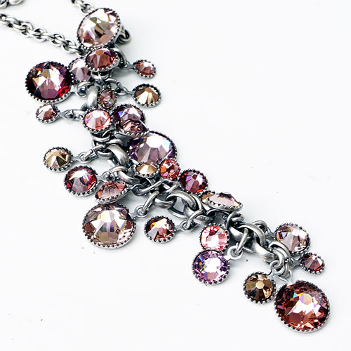 Konplott Necklace Waterfalls Beige/Pink JN2609