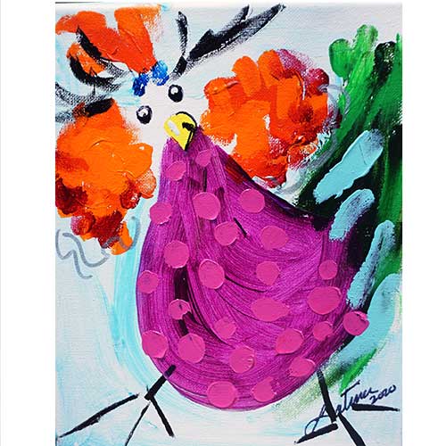 Madison Latimer 8x10 "Plum Happy" WP1512 SOLD