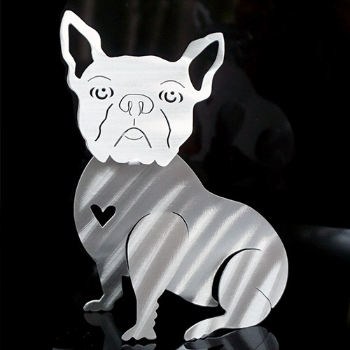 Metal Petal Dog Boston DF867 SOLD