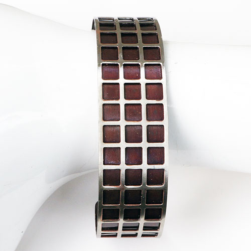 Cavender Bracelet Stainless Steel Overlay JB554