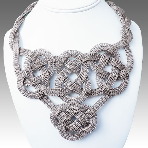 Cavender Necklace Large Elaborate Knots JN1547