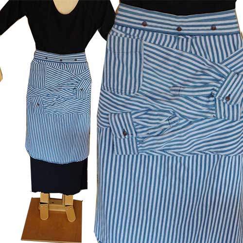 Chichi Rose Upcycled Apron BG21