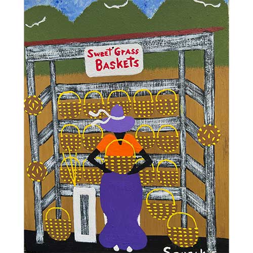 Squeakie 8x10 Basket Lady WP2410 SOLD