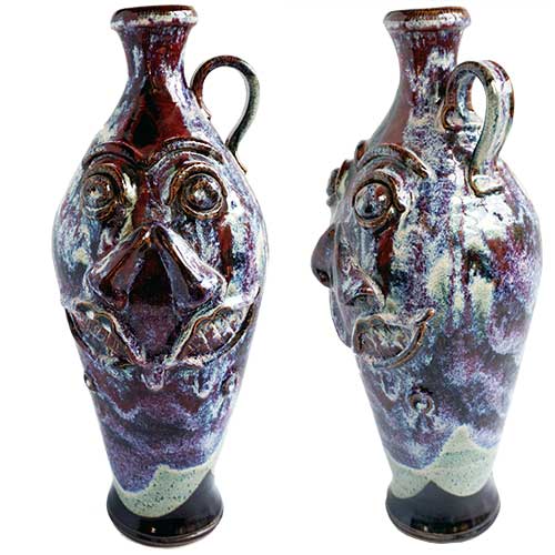 Walter Aberson 19" Faces Jug DP1837