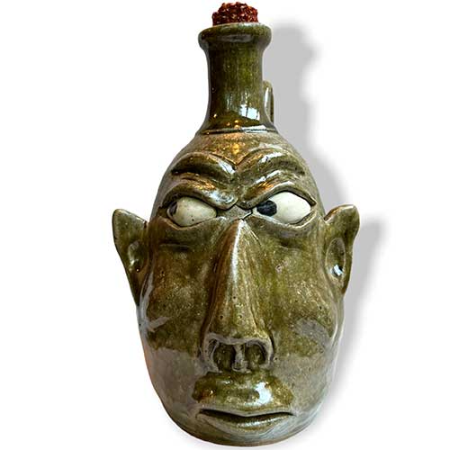 Wayne Hewell Face Jug 10" DP2957 SOLD