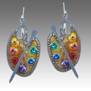 Seeka Artist Palette Earrings JE2452 SOLD